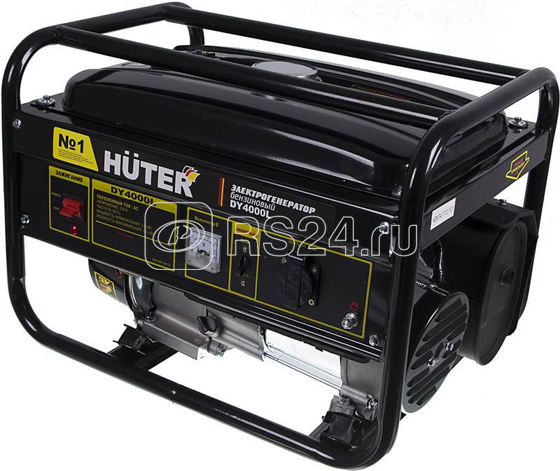 Бензогенератор DY4000L 1ф 3000Вт ручной стартер HUTER 64/1/21