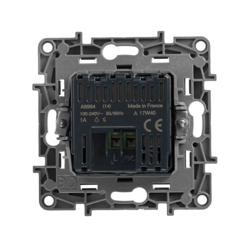 Датчик движения СП Etika 400Вт без нейтрали сл. кость IEK 672317