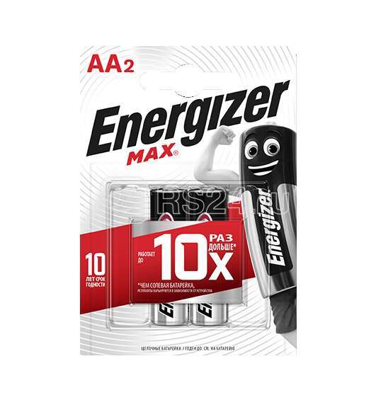 Элемент питания алкалиновый AA/LR6/316 Max BL2 (блист.2шт) Energizer 28642
