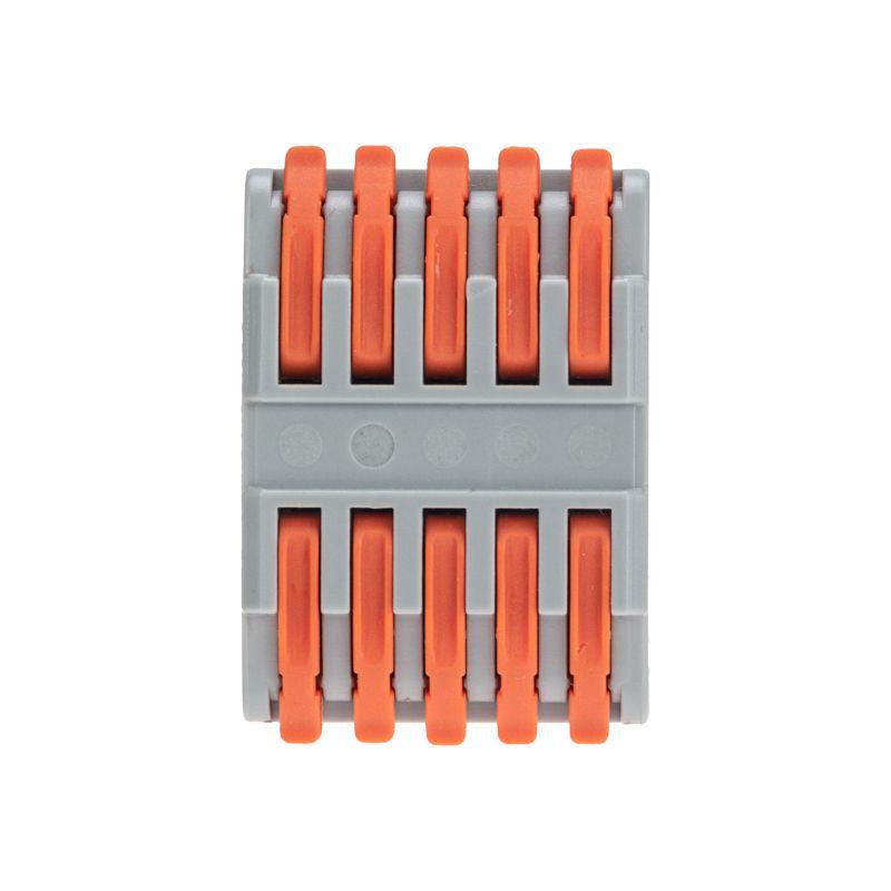 Клемма СМК 222-425 проходная 5 полюсов (0.08-4кв.мм) сер. Rexant 07-5245