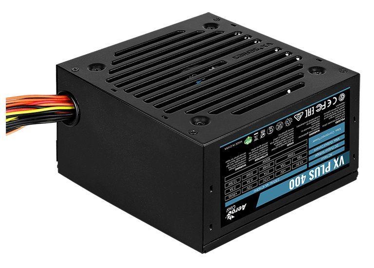 Блок питания ATX 400W VX PLUS 400W (24+4+4pin) 120мм fan 2хSATA RTL AEROCOOL 1049254