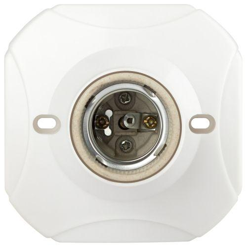 Патрон-основание E27 керамика бел. Эра Б0069218