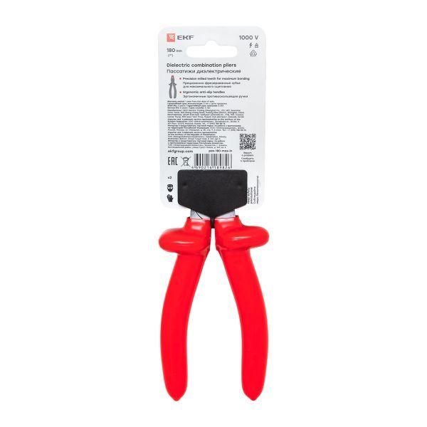 Пассатижи 180мм Master 1000В Basic EKF pas-180-mas-in