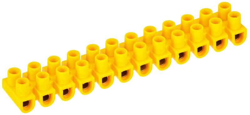 Колодка клеммная полистирол ЗВИ-20 н/г 4-10кв.мм желт. (блист.2шт) IEK UZV7-020-06-2