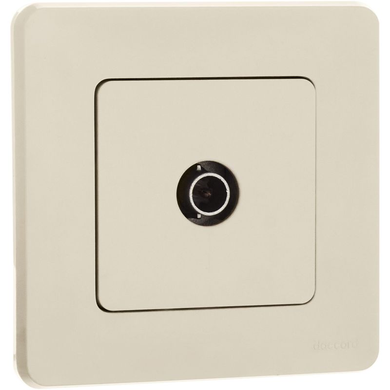 Розетка телевизионная оконечная TV Inspiria 10дБ 5-862мГц механизм сл. кость IEK 673871