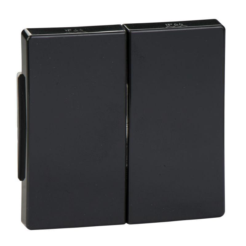 Клавиша Merten для 2-кл. выкл. антрацит SchE MTN343514