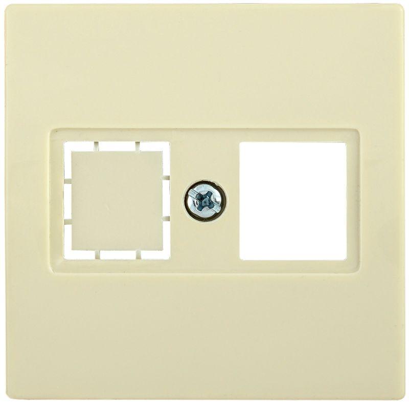 Накладка компьютерная BOLERO НК45-1-БК RJ45 кат.5E/6 крем. IEK ENB10-K-K33