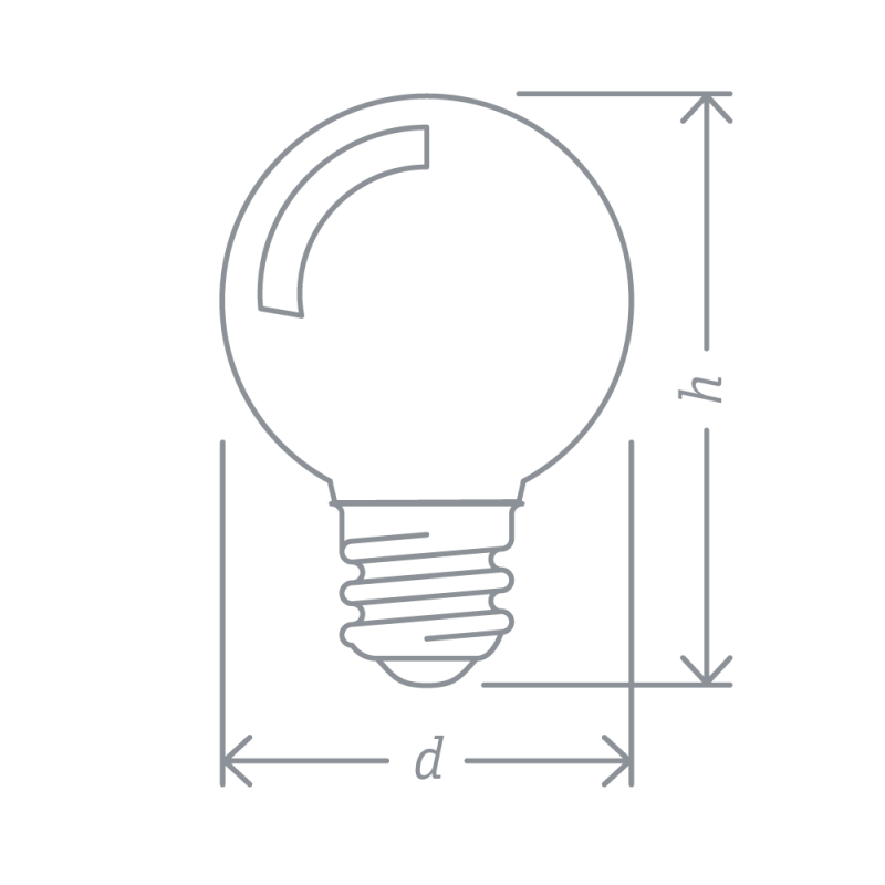 Лампа светодиодная 71 830 NLL-G45-1-230-Y-E27 1Вт шар E27 176-264В Navigator 71830
