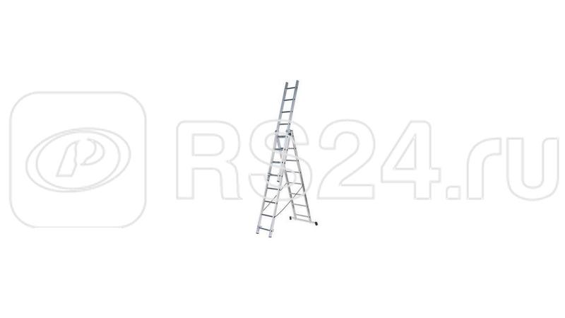 Лестница трехсекционная ЛА 3х7 алюм. Вихрь 73/5/1/20