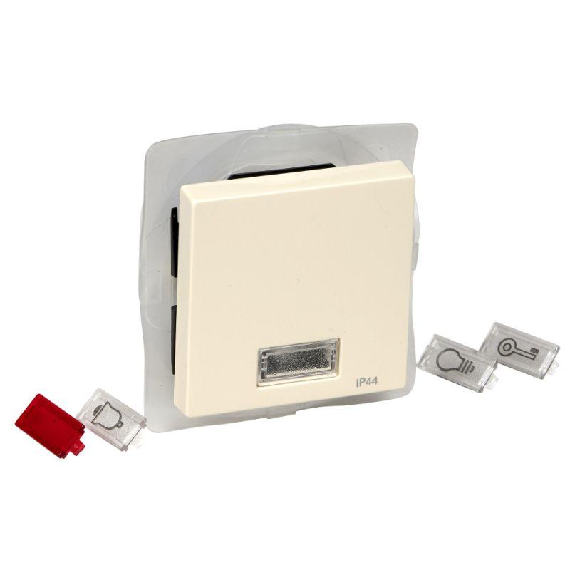 Клавиша Merten с окошком для свет. инд. полем для надписи беж. SchE MTN432744