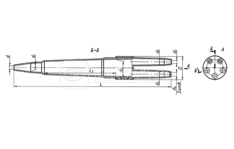 Муфта разв.п/эт 5МРП1 ССД 120305-00002