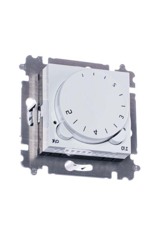 Терморегулятор Levit с поворотной ручкой 16А сер./бел. 16A ABB 2CHH920003A6016