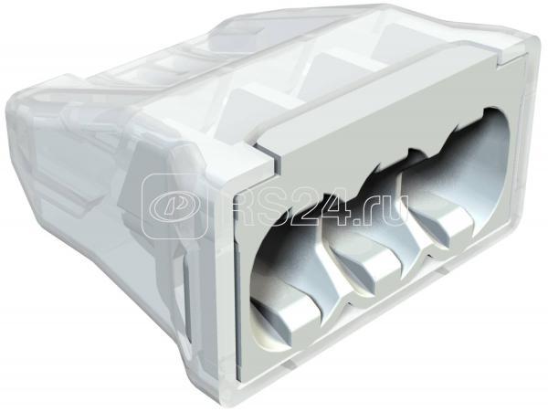 Клемма пружинная 3х2.5кв.мм сер. (уп.5шт) OBO 2054540