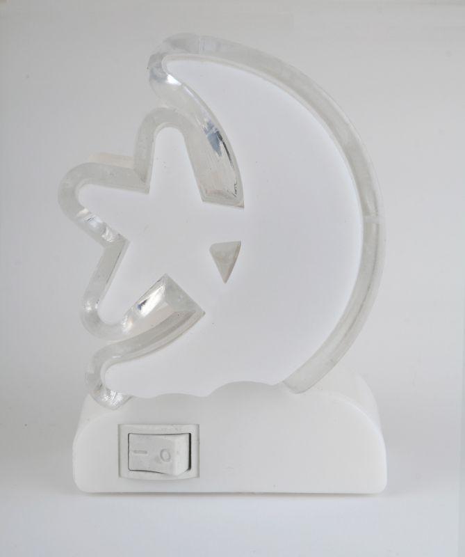 Светильник светодиодный NL-248 220В ночник с выкл. бел. Camelion 14355