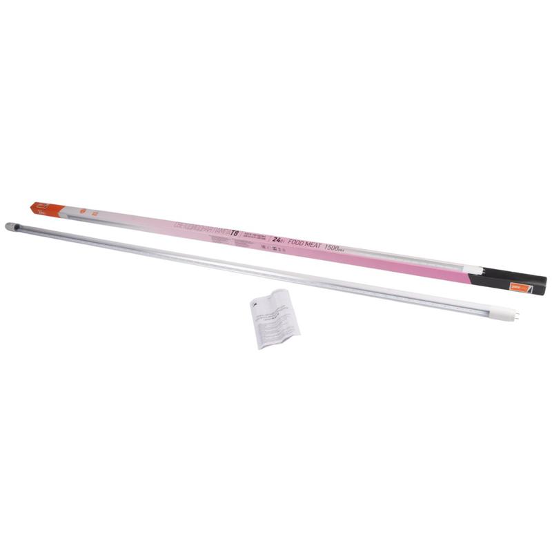 Лампа светодиодная PLED T8-1500 Food Meat 24Вт G13 Cl/PL для подсветки мясных продуктов спец. Pro+ JazzWay 5010314