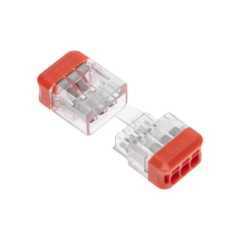 Экспресс-клемма проходная разъемная СМК 2273-203R 3п 0.5-2.5кв.мм (блист.5шт) Rexant 07-5242-5
