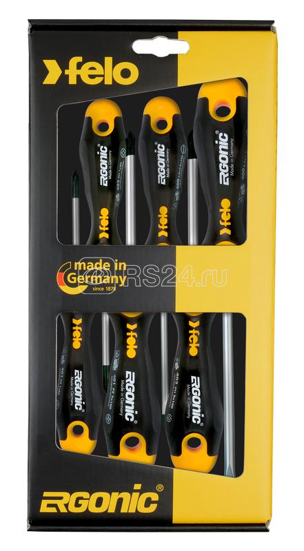 Набор отверток Ergonic в упаковке (уп.6шт) Felo 40096118