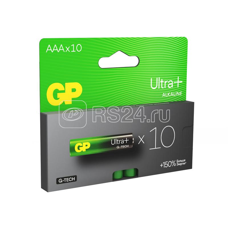 Элемент питания алкалиновый AAA/LR03 1.5В Ultra Plus Alkaline G-Tech (блист.10шт) GP 621