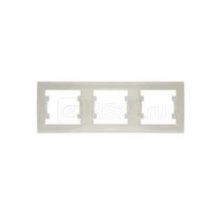 Рамка 3-м Бриллиант горизонт. сл. кость UNIVersal 7948707