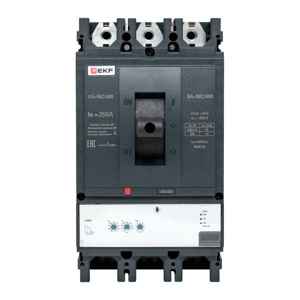 Выключатель автоматический 3п 400/250А 45кА ВА-99C Compact NS PROxima EKF mccb99C-400-250