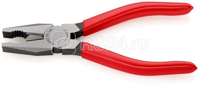 Плоскогубцы комбинированные L-160мм Knipex KN-0301160SB Плоскогубцы комбинированные L-160мм Knipex KN-0301160SB