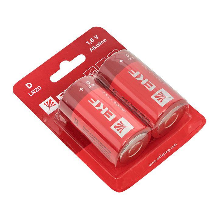 Элемент питания алкалиновый D/LR20 (блист.2шт) EKF LR20-BL2 Элемент питания алкалиновый D/LR20 (блист.2шт) EKF LR20-BL2