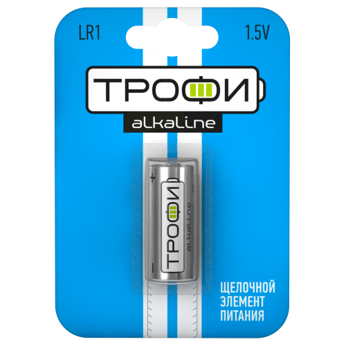 Элемент питания алкалиновый LR1-1BL (блист.1шт) Трофи Б0029643 Элемент питания алкалиновый LR1-1BL (блист.1шт) Трофи Б0029643