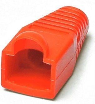 Колпачок изолирующий BOOT-RD-10 для разъемов RJ45 красн. (уп.10шт) Hyperline 251956
