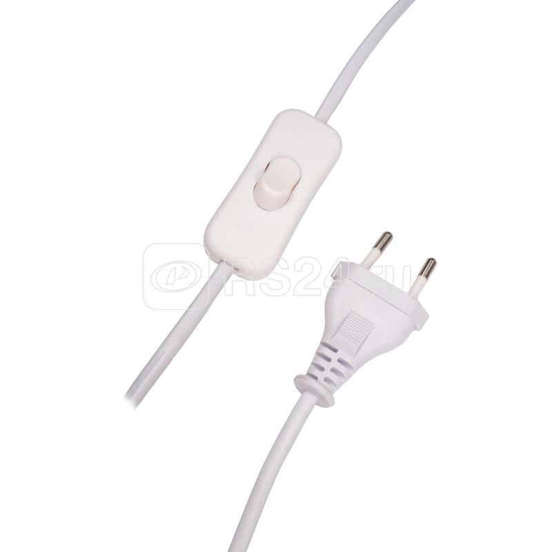 Светильник настольный JH3-01-wh E14 IP20 110х110х310мм метал.; ткань; PVC-пластик бел. JazzWay 5062344