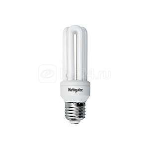 Лампа люминесцентная компакт. 94 025 NCL-3U-15-827-E27 15Вт E27 3U 2700К Navigator 13074