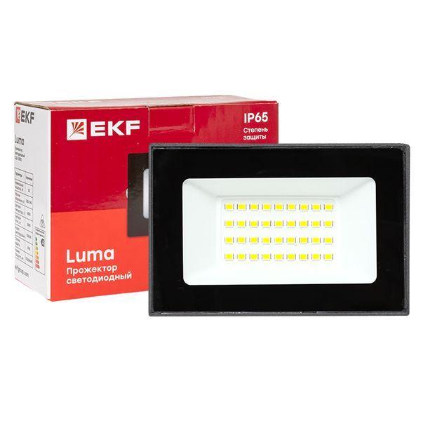 Прожектор светодиодный СДО-3003 30Вт 6500К IP65 Basic EKF FLL-3003-30-6500