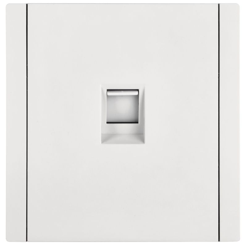 Розетка компьютерная RJ45 кат.5E FORTE&PIANO FP232 бел. IEK FP-K10-1-K01