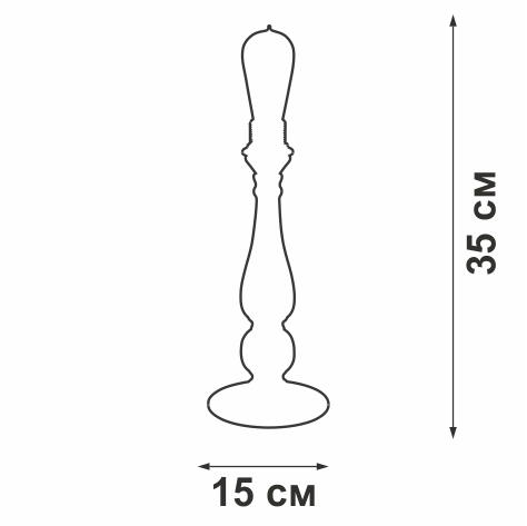 Светильник настольный 1хE27 макс. 40Вт Vitaluce V1660-0/1L