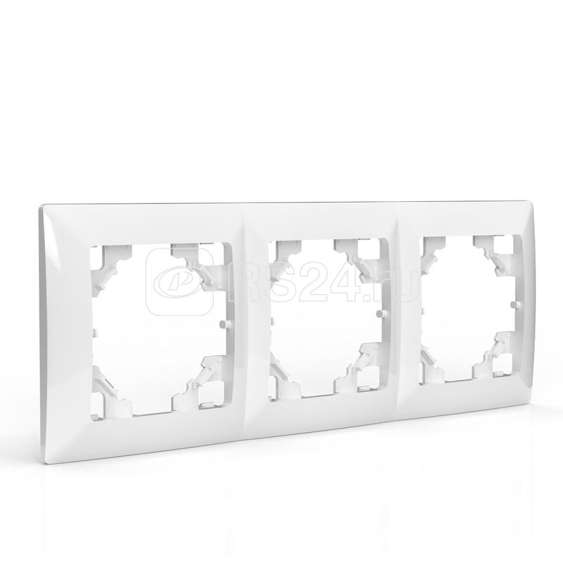 Рамка 3-м AVA бел. TOKOV LIGHT TKL-AV-RM3-C01