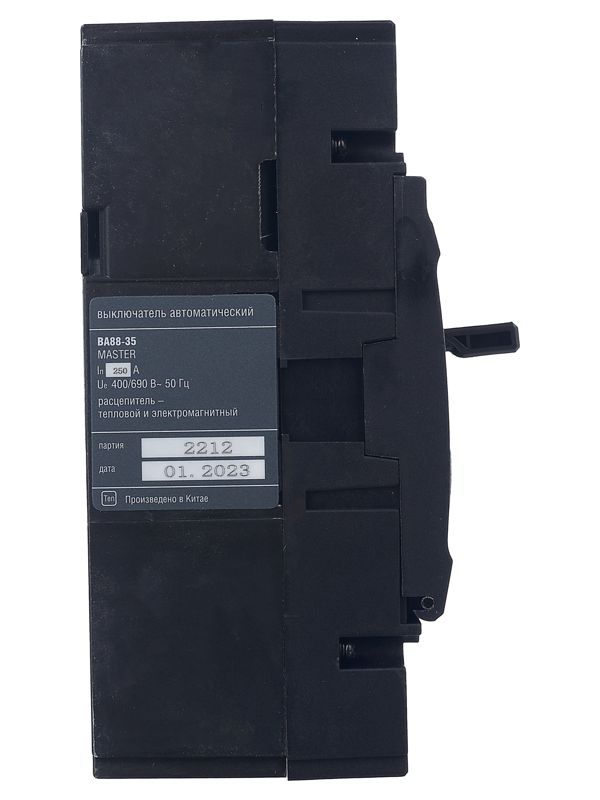 Выключатель автоматический 3п 250А 35кА ВА88-35 MASTER IEK SVA30-3-0250-02