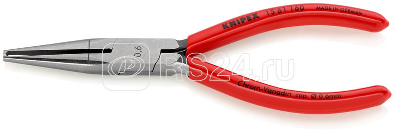 Стриппер для тонких кабелей настроенная на диаметр кабеля прецизионная призма без регулировки L-160мм пружина Knipex KN-1561160