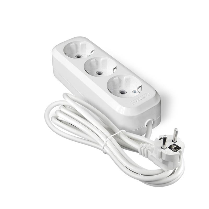 Удлинитель 3х3м с заземл. 13А IP20 Е-303 ПВС 3х1 АБС-пластик UNIVersal 9631977