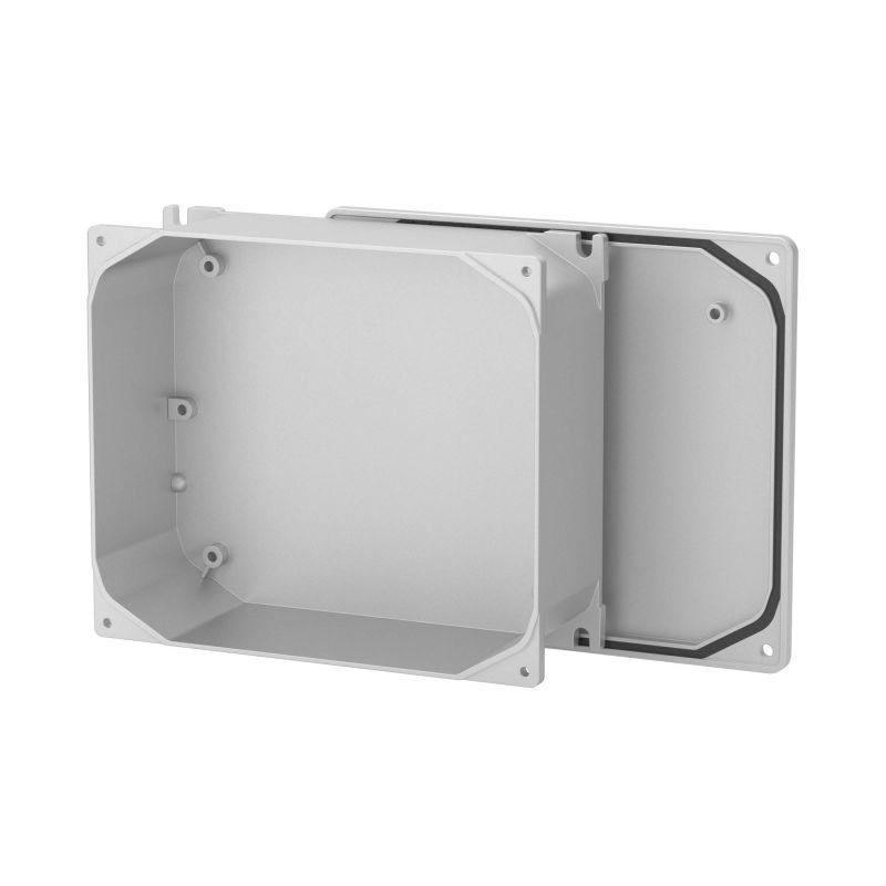 Коробка ответвительная 239х202х85мм IP66 RAL9006 окрашен. алюм. DKC 65304 Коробка ответвительная 239х202х85мм IP66 RAL9006 окрашен. алюм. DKC 65304