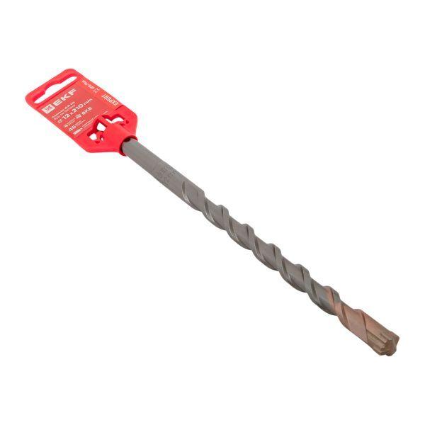 Бур по бетону SDS-plus 12х210мм 4 резца 4S спираль Expert EKF db-12-210-4x4