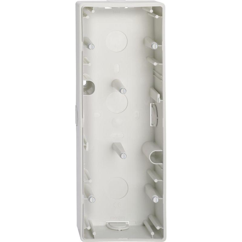 Коробка 3 поста ОП Merten бел. SchE MTN512319