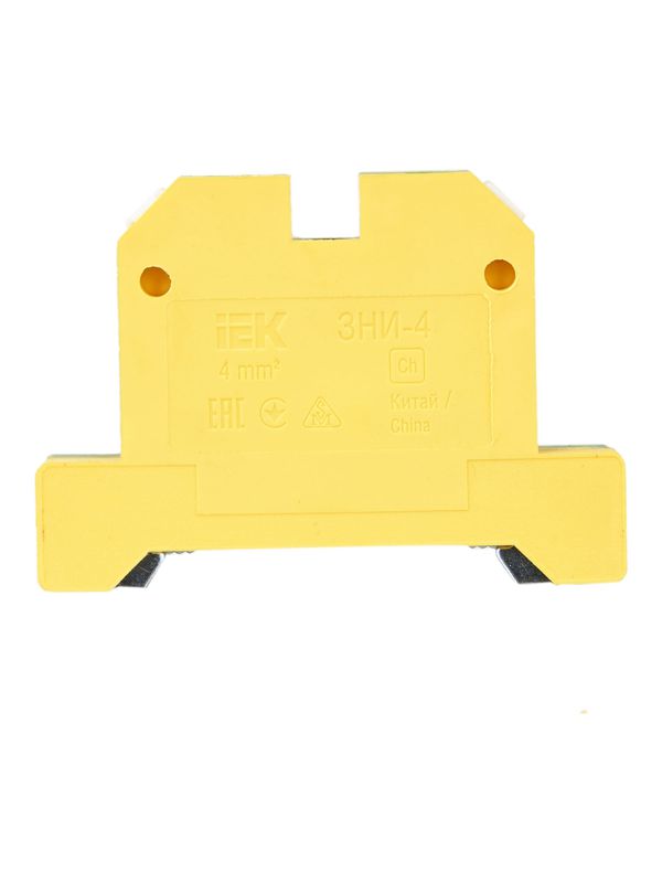 Зажим наборный ЗНИ-4PEN 4кв.мм (JXB-земля) IEK YZN20-004-K52