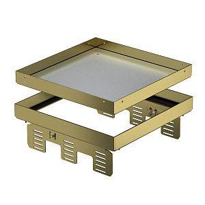 Рамка кассетная RKN2 ном. размер UZD3 9 243х243мм 9MS25 латунь OBO 7409064