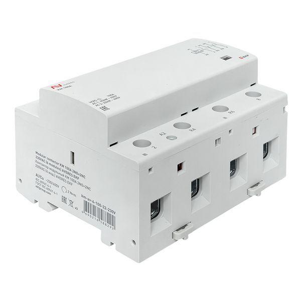 Контактор модульный КМ 100А 2NO+2NC 230В AC (6 мод.) AVERES EKF km-av-6-100-22-230V