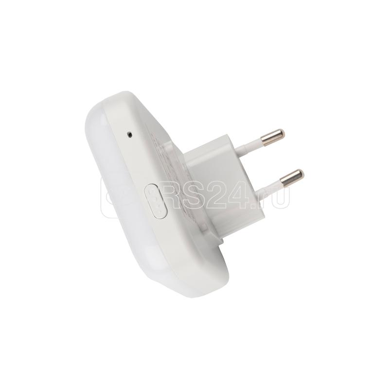 Светильник светодиодный JN-01-L 0.5Вт 6500К IP20 ночник в розетку датчик освещенности JazzWay 5061996