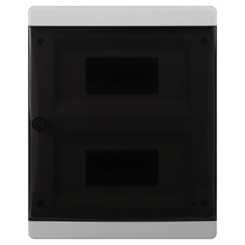 Корпус встраиваемый COMFORT ЩРВ-П-24 IP40 пластик. прозр. крышка бел. Эра Б0067230