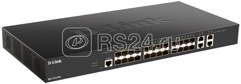Коммутатор настраиваемый DXS-1210-28S DXS-1210-28S/A1A 4х10G 24SFP+ D-Link 1801333