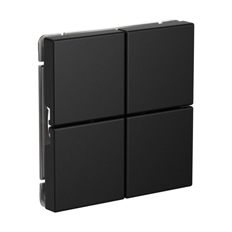 Выключатель сценарный 4-кл. ArtGallery (сх. 1) карбон SE GAL001074