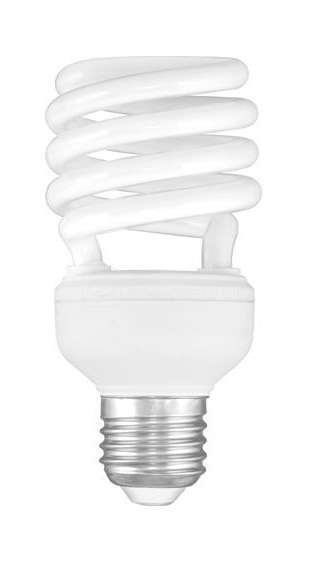 Лампа люминесцентная компакт. FC AS T2 20Вт E27 спиральная 6400К Camelion 8207