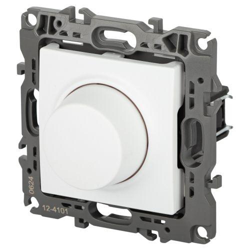 Светорегулятор Эра12 12-4101-01М поворотно-нажимной 400ВА 230В бел. матов. ЭРА Б0065670