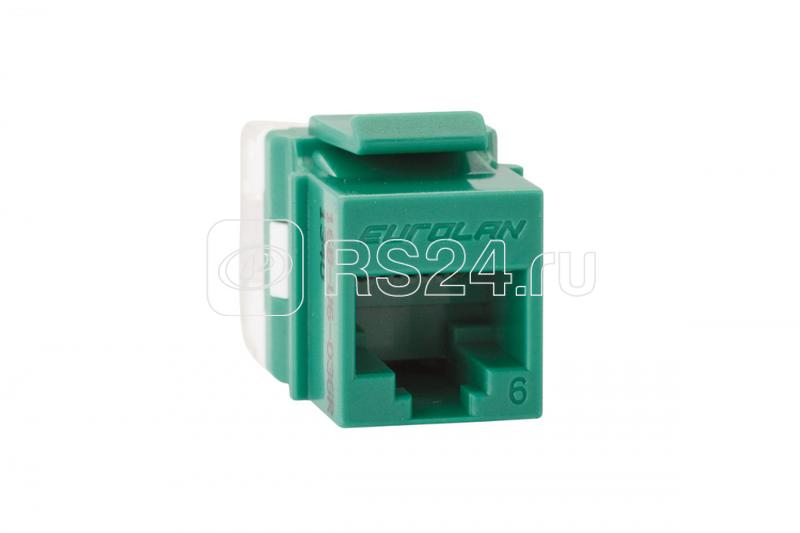 Модуль UTP кат.6 Keystone зел. Eurolan 16B-U6-03GR